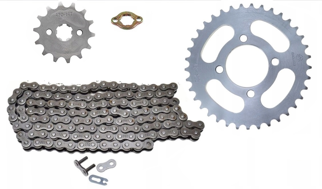 

Zębatka Tył Przód Łańcuch Cross 4T 110 125