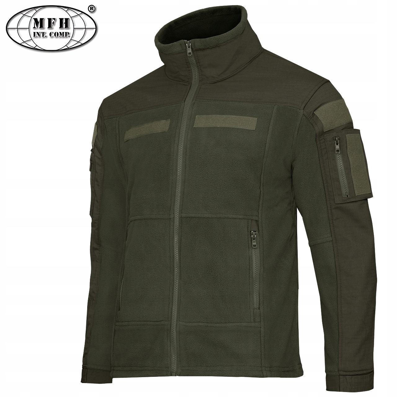MFH KURTKA POLAR BLUZA TAKTYCZNA COMBAT Olive + Gratis Model Combat