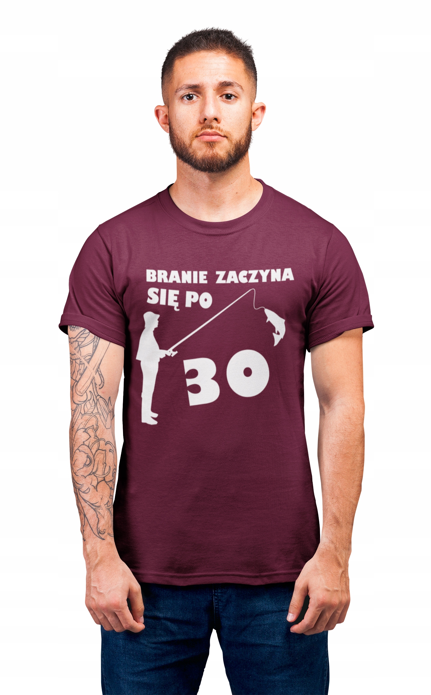 

Koszulka Trzydzieste 30 Urodziny Wędkarza Prezent