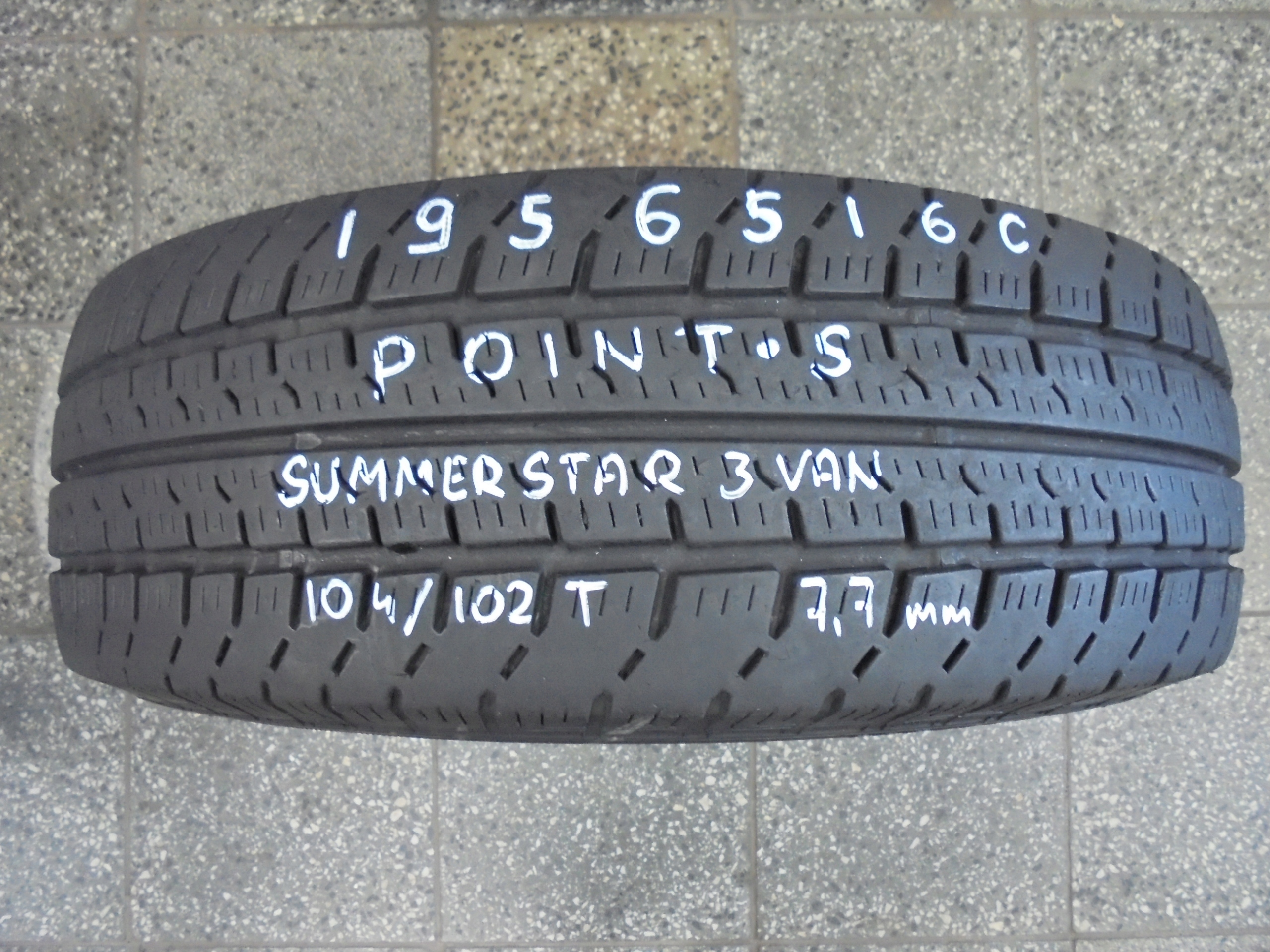 LETNIA 195/65/16C 195/65R16C POINT S SUMMERSTAR 3 Marka Point-S