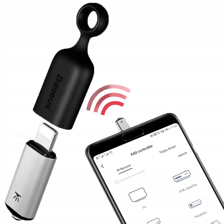 

Adapter Baseus Lightning 8pin Pilot Podczerwień Ir
