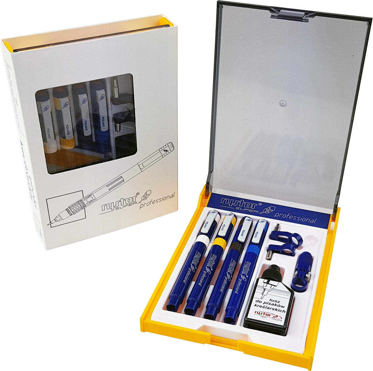 Rapidograf Rystor 114-000 ZESTAW 4 SZT.