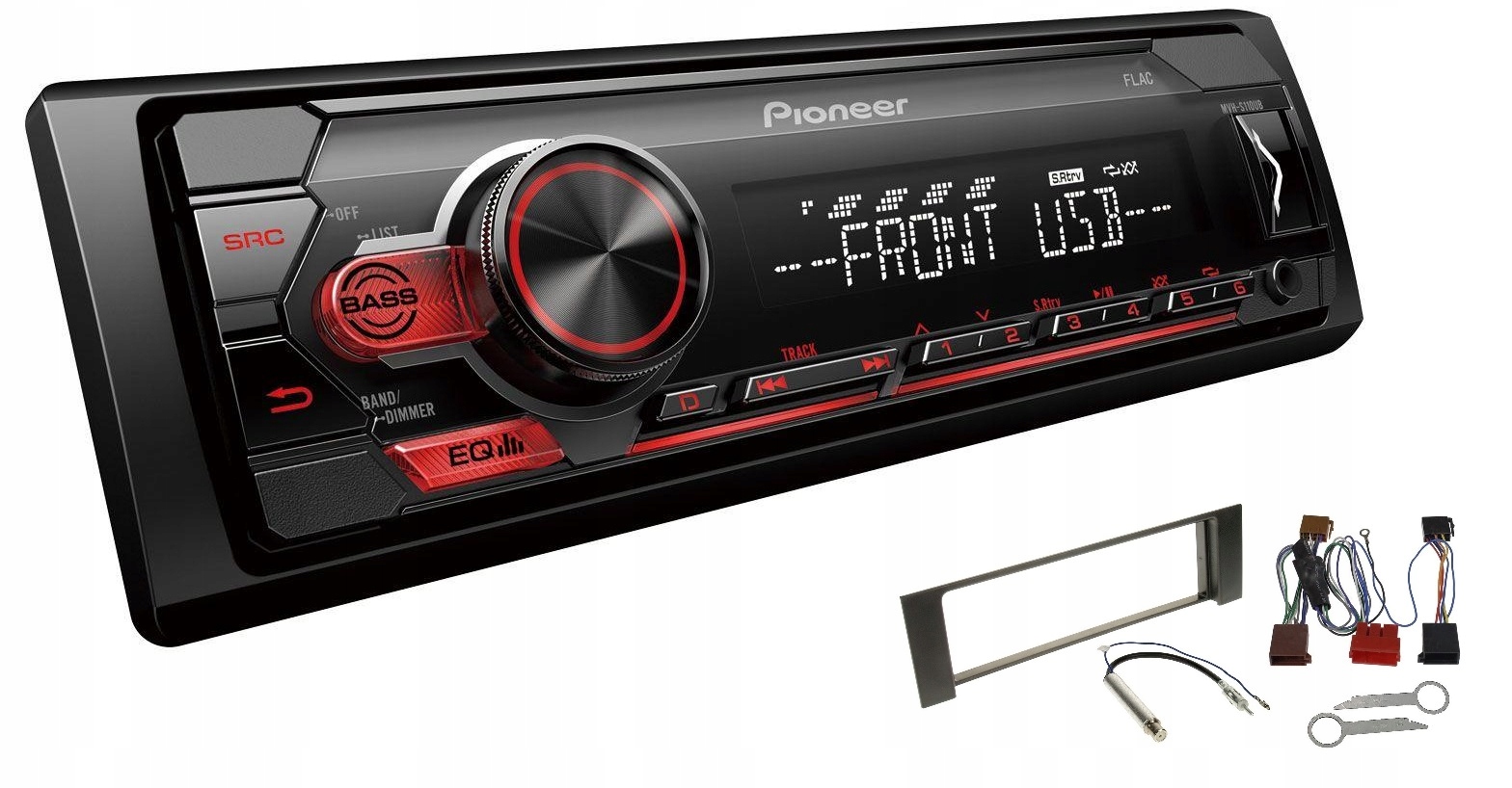Pioneer MVH-S110UB S120UB Autorádio Aux Usb Rámček Audi A4 B6