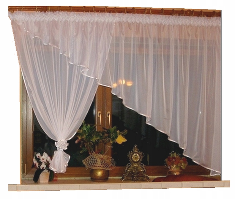 

Firanki Firany Woal Kokon+skos 400x150 na karn.2m