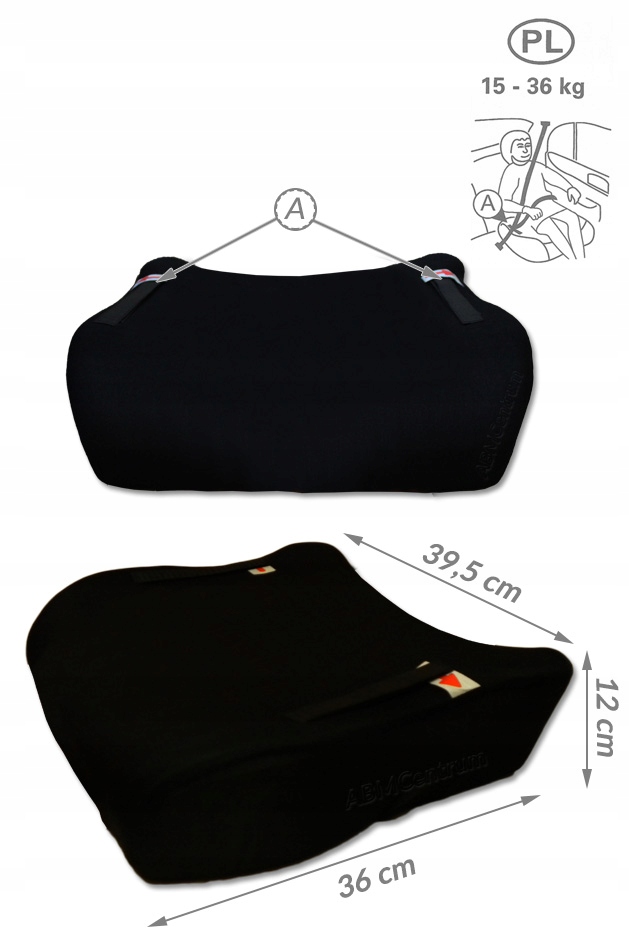 FOTELIK SAMOCHODOWY SIEDZISKO PODSTAWKA 15 36 kg N Marka ABM