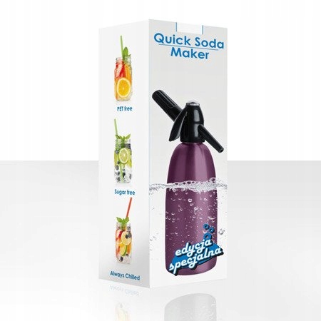 

Saturator Syfon do wody Soda Maker fioletowy 1L