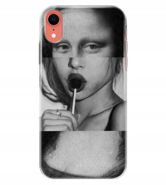 

Etui do iPhone Xr guma Da Vinci Mona Lisa + Szkło