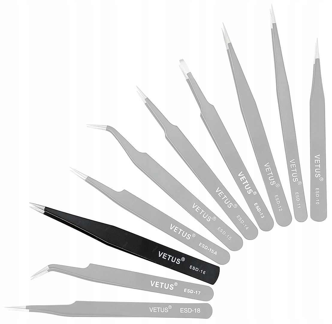 

Pinceta Pęseta Penseta Metal Antystatyczna ESD-16