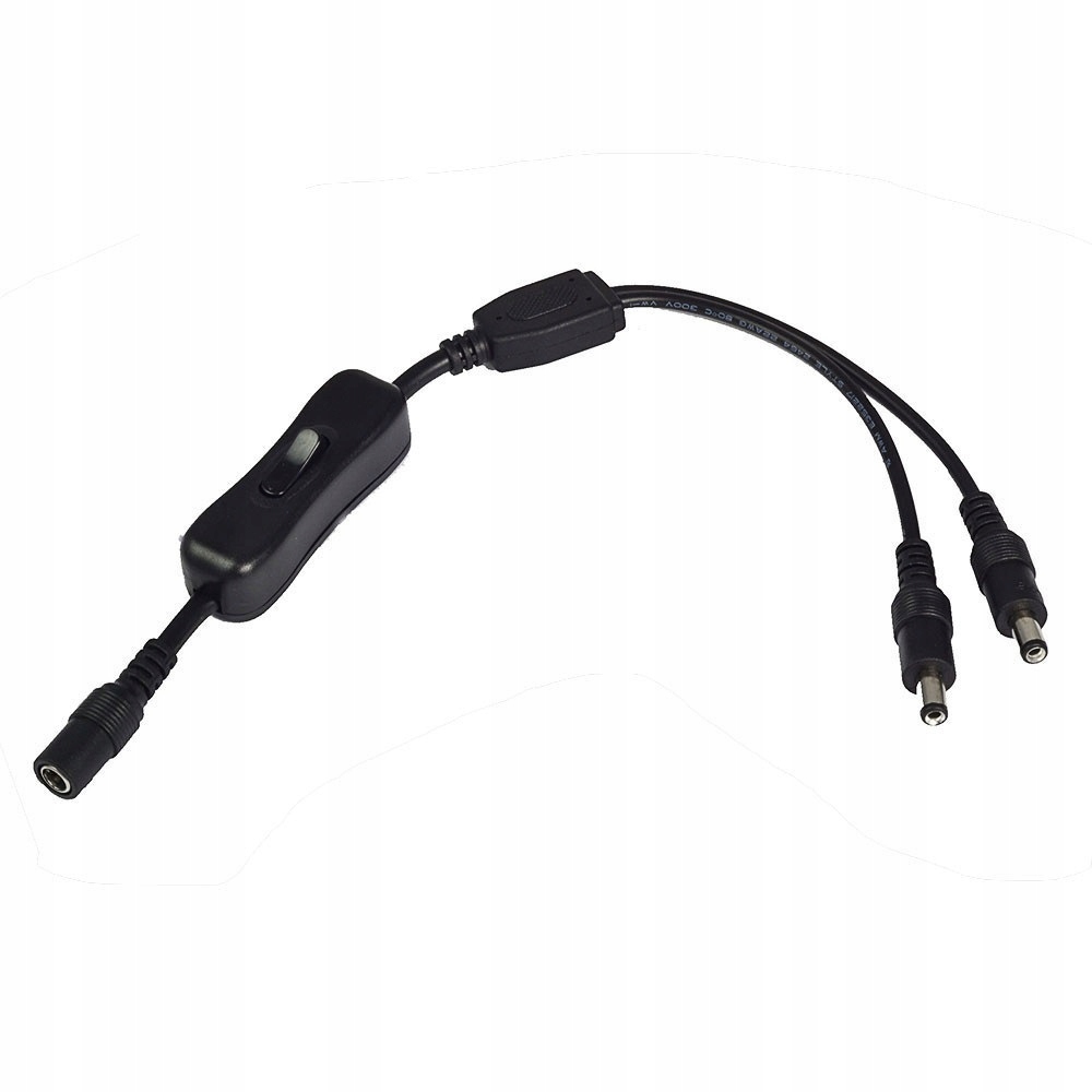 

Przewód adapter żeński na 2 męskie 30cm DC5.5