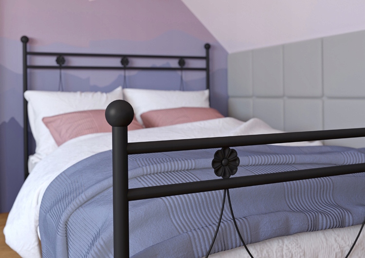 ŁÓŻKO POJEDYNCZE METALOWE MŁODZIEŻOWE ==== 120X200 Marka Elior