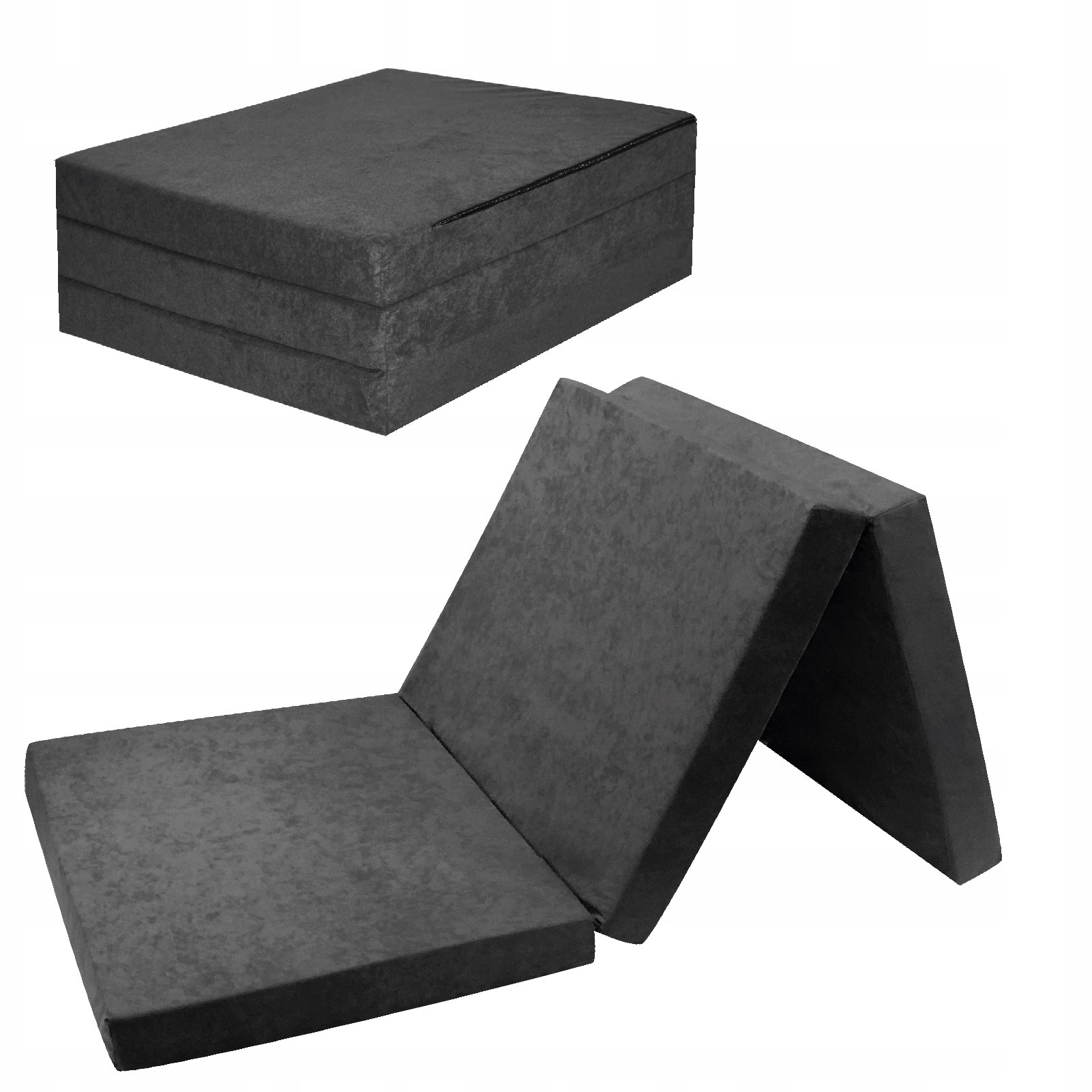 

Materac 195x80x9 Turystyczny Rozkładany Szary