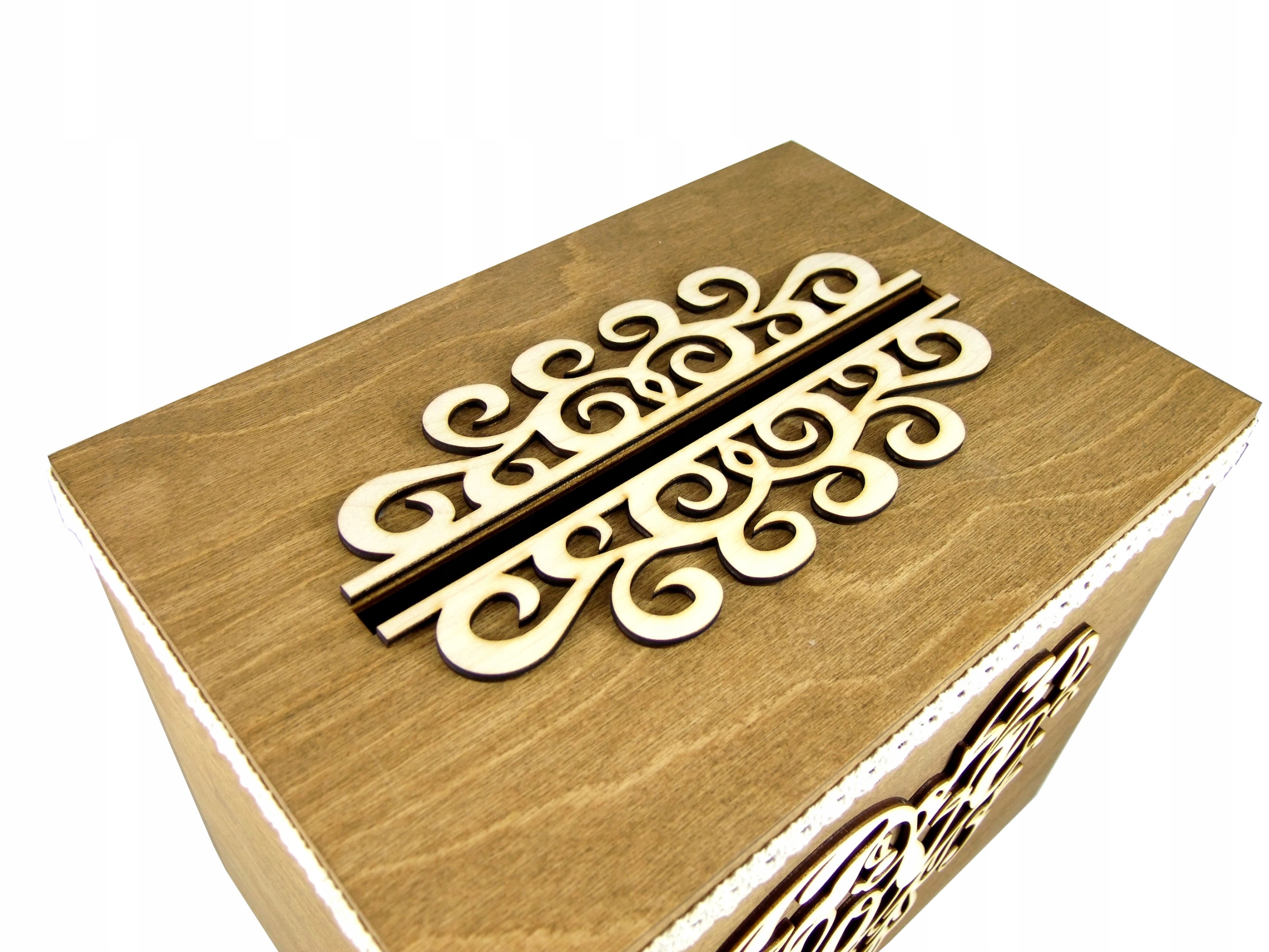 Komplet Na Koperty Obrączki Księga Gości Koronka Kod producenta 034