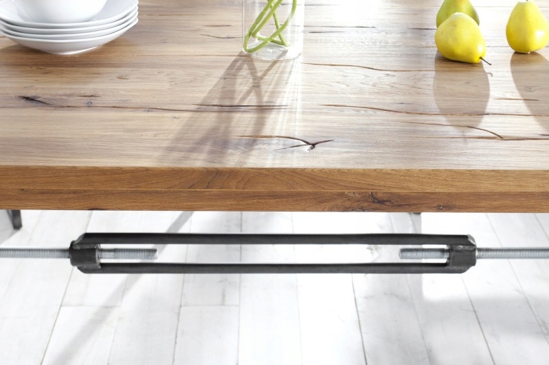 STÓŁ THOR 240cm DREWNO stary DĄB OLEJ 38461 NEW Kolor mebla dąb naturalny