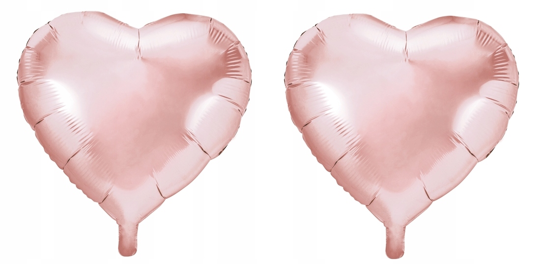 BALONY Z KONFETTI ROSE GOLD GWIAZDKI SERCA ZESTAW! Liczba sztuk 14 szt.