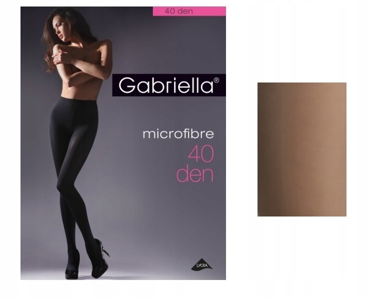 

Gabriella rajstopy microfibre den 40 Hazel 2
