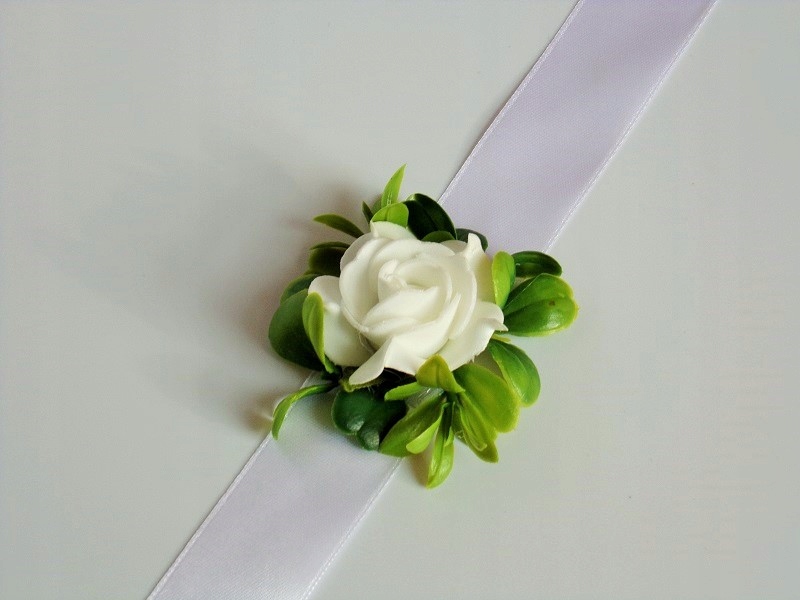 K10 * Kotylion bukiecik na rękę ślub studniówka Kolor dominujący wielokolorowy