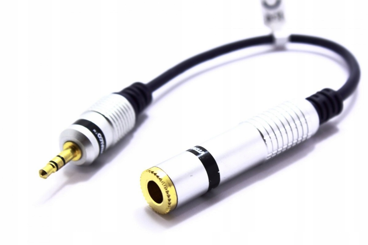 

Adapter Aux Wtyk Jack 3,5 Gniazdo 6,3 Vitalco