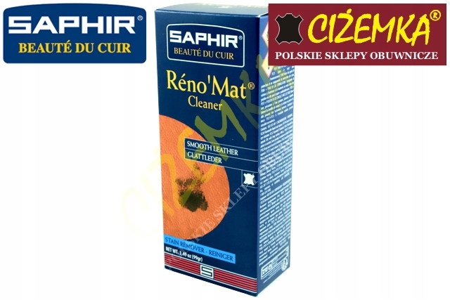 SAPHIR RENOMAT CZYSZCZENIA SKÓR BUTÓW MEBLI 100 ml Numer katalogowy producenta 000514003