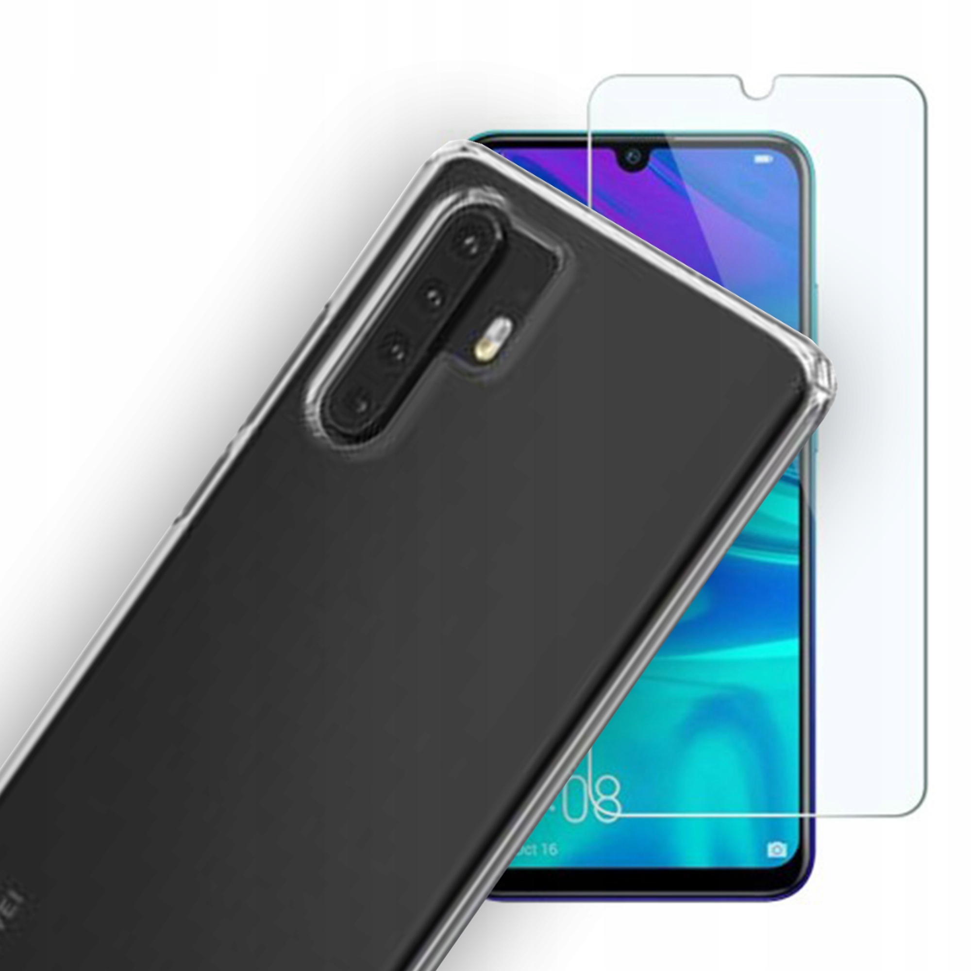 

Etui Crystal 2MM do Huawei P30 + Szkło