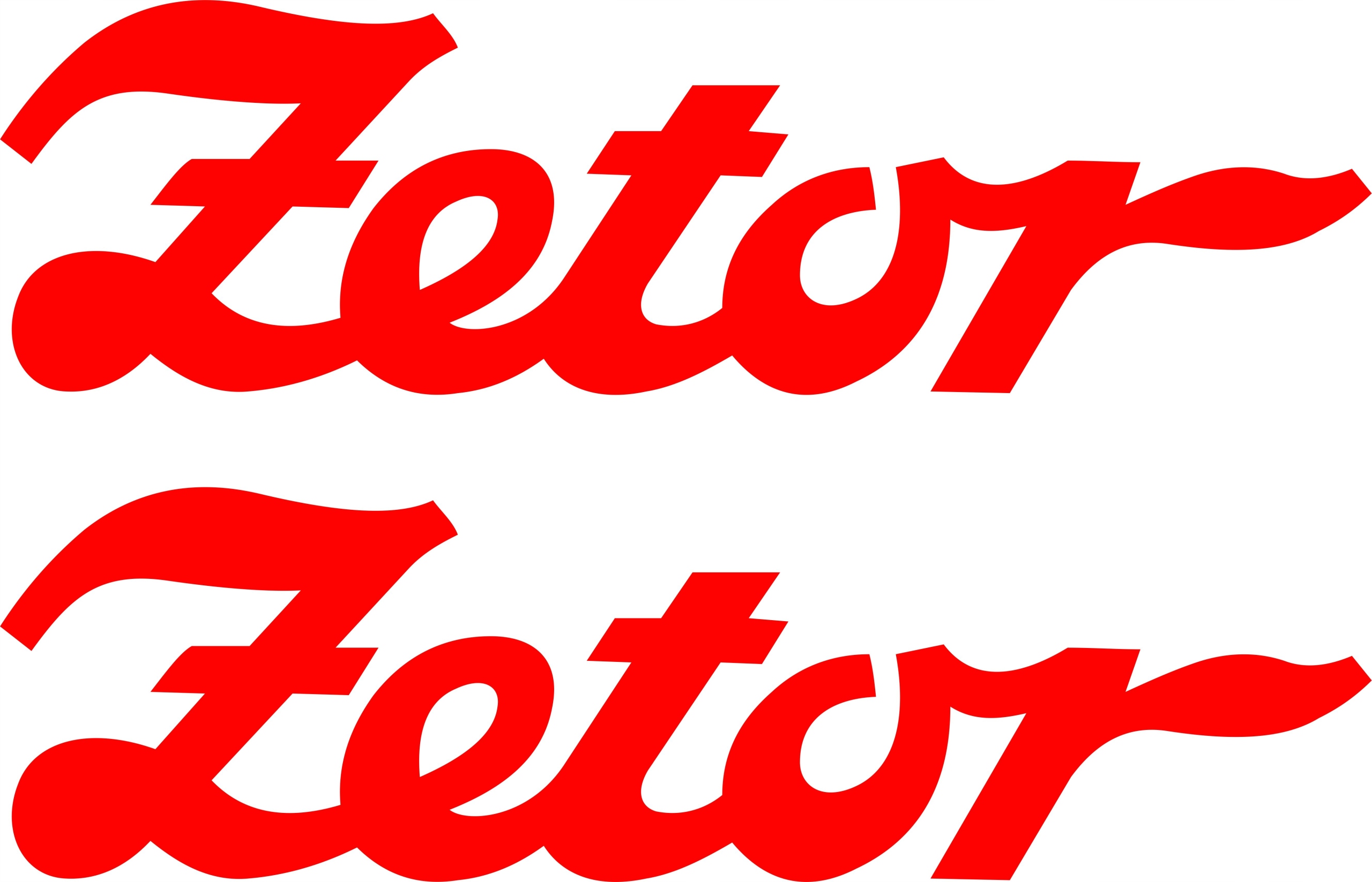 

Naklejki Naklejka Zetor Traktor 2 Sztuki 45 CM