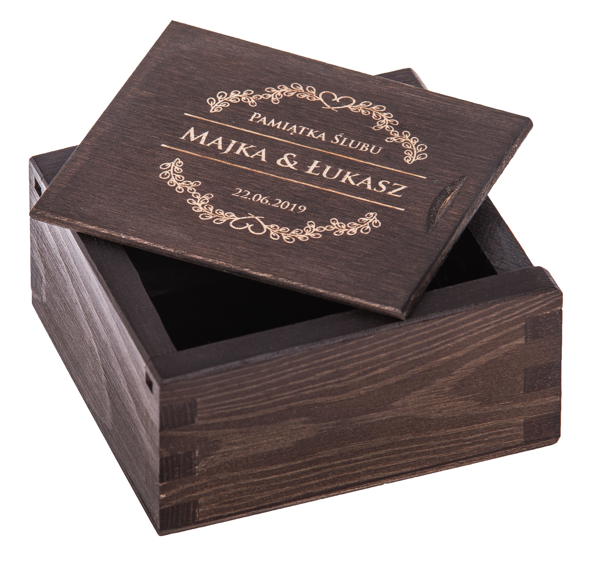 

Pudełko na Pendrive Pamiątka Grawer Wesele