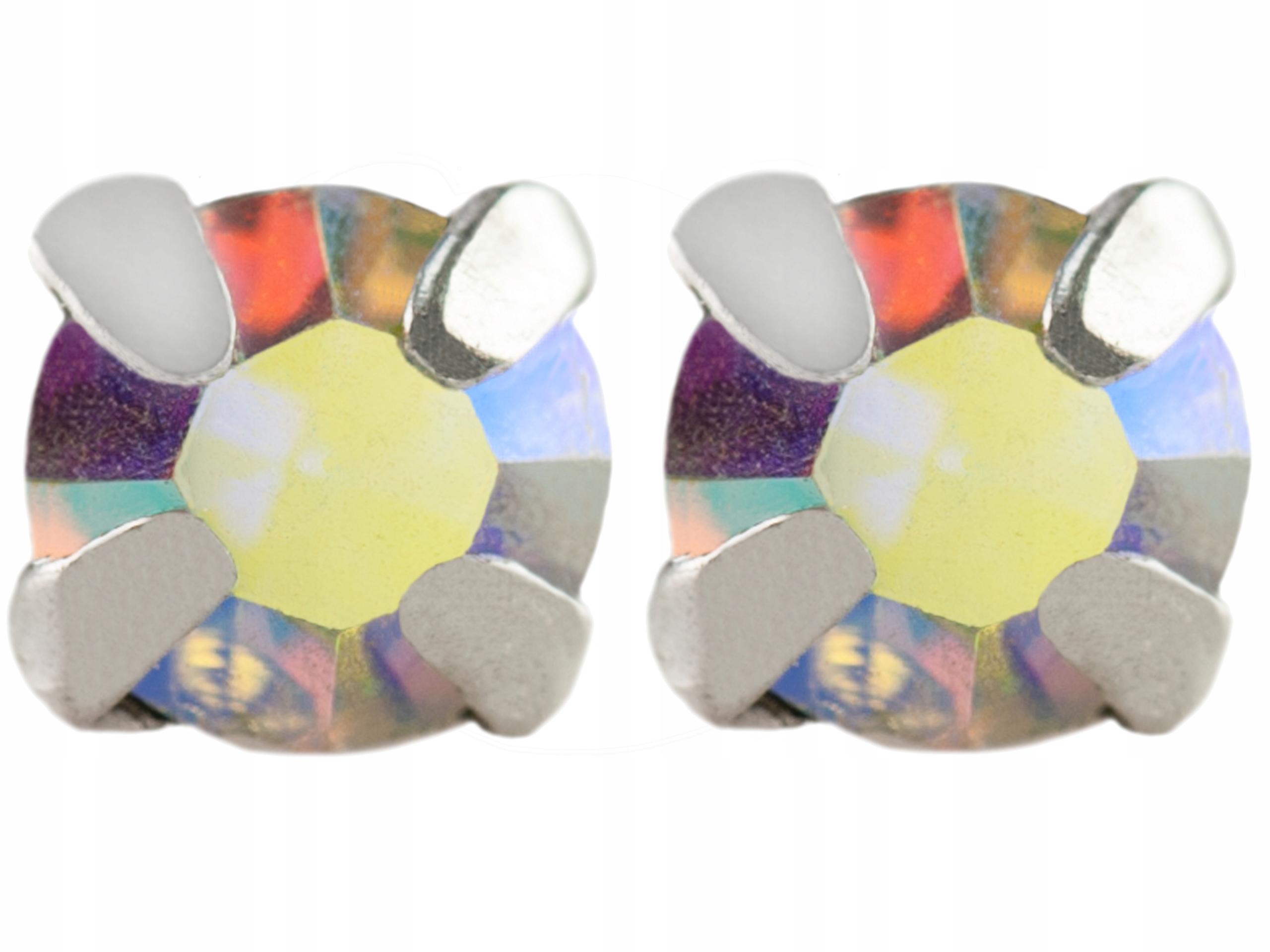 

Versil kolczyki cyrkonie zakuwane 4 mm srebro 925