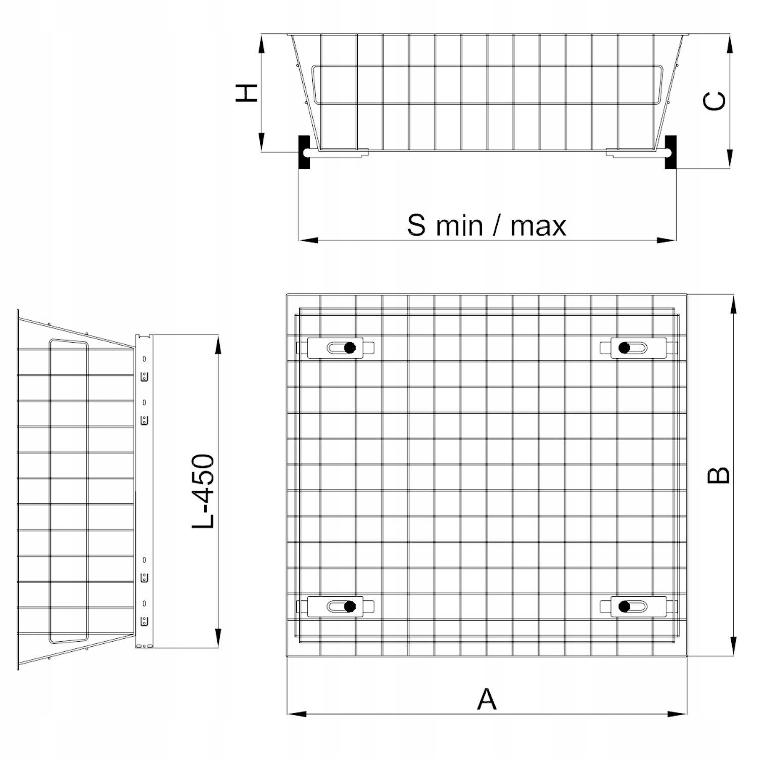 Szuflada kosz MD 50 H-150 biały PEŁNY WYSUW Producent Wiexpol