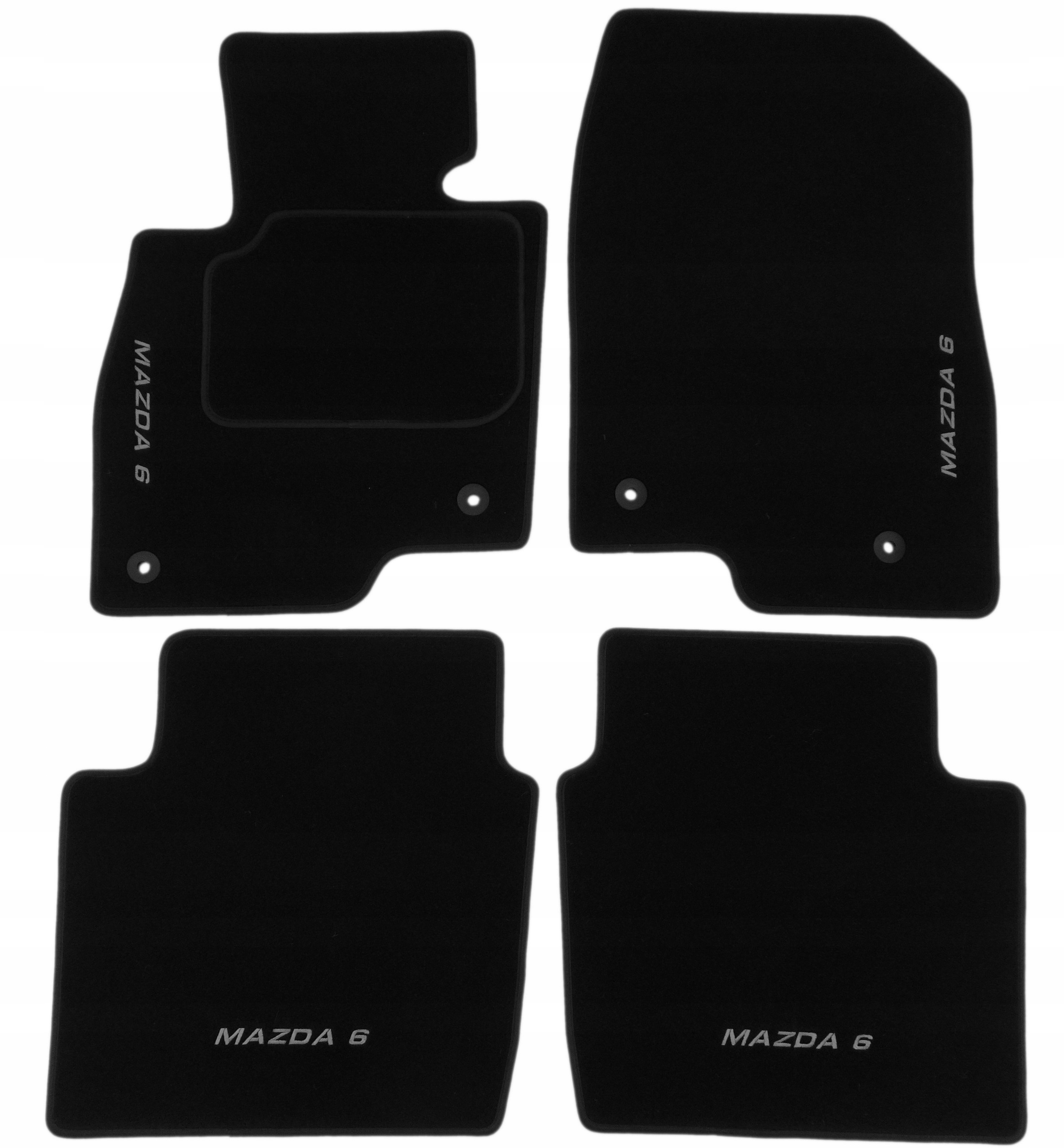 

Mazda 6 Gj Sedan 2012- Dywaniki welurowe Haft x4