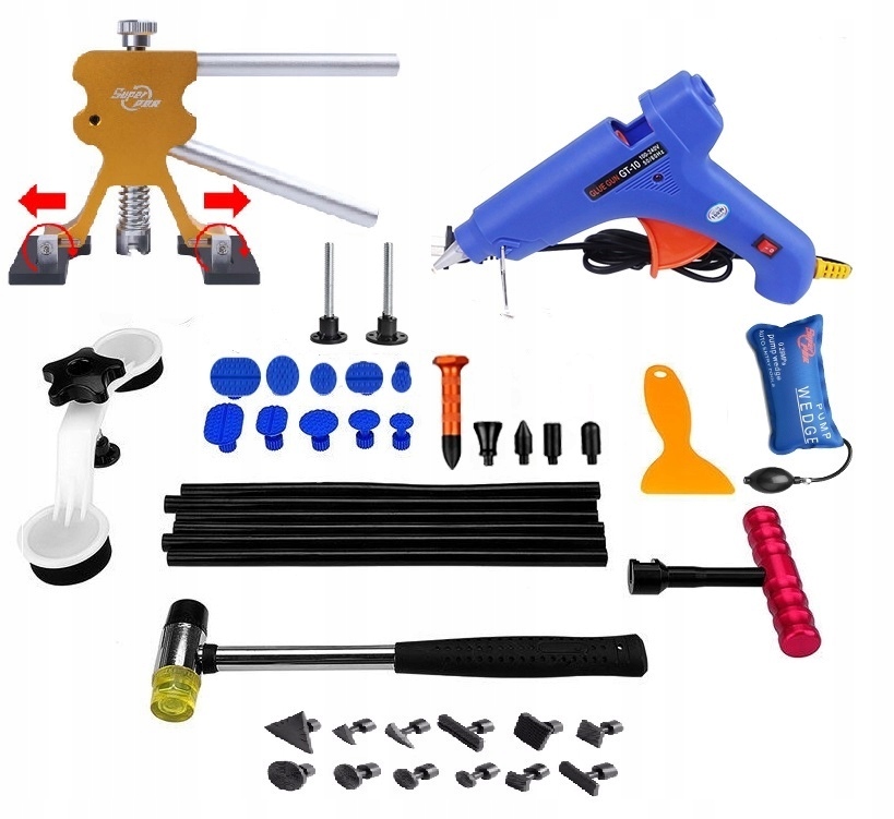 

Zestaw Puller Pdr naprawa bez lakierowania grad