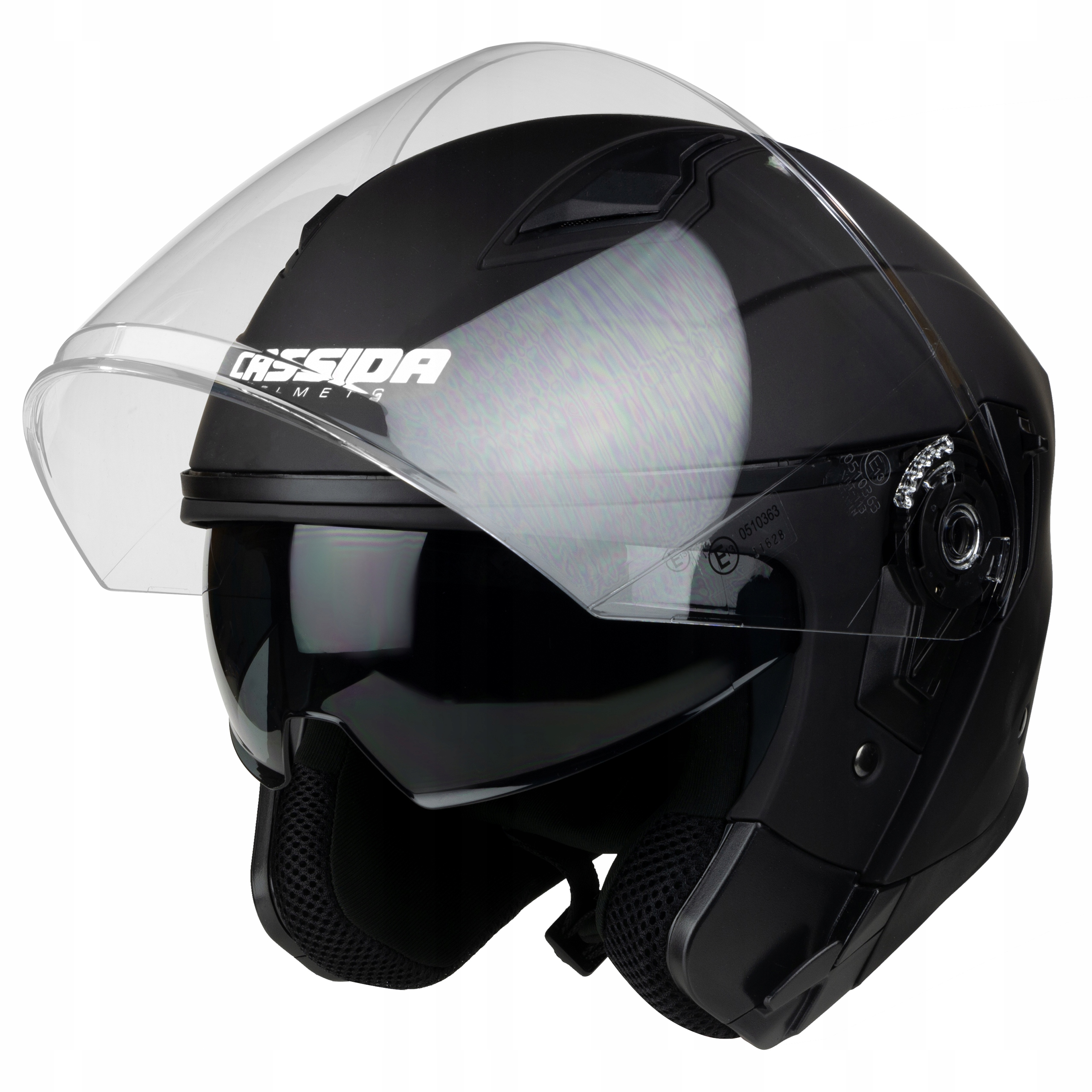 KASK MOTOCYKLOWY BEZSZCZĘKOWY BIG SZYBA CASSIDA M Typ Otwarte / Jet