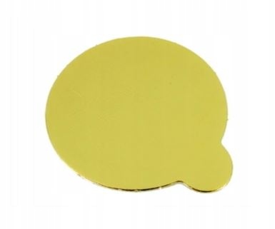 Monoporcje bankietówka złote okrągłe 12 cm 200szt