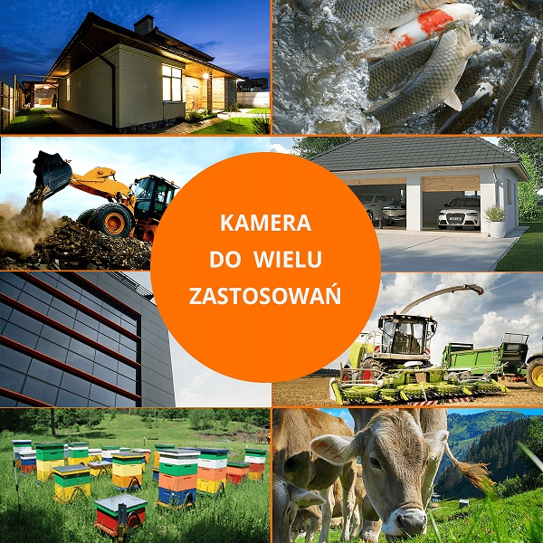 ZESTAW WIFI IP BEZPRZEWODOWY 5MPx DO DOMU , FIRMY Klasa szczelności kamery IP66