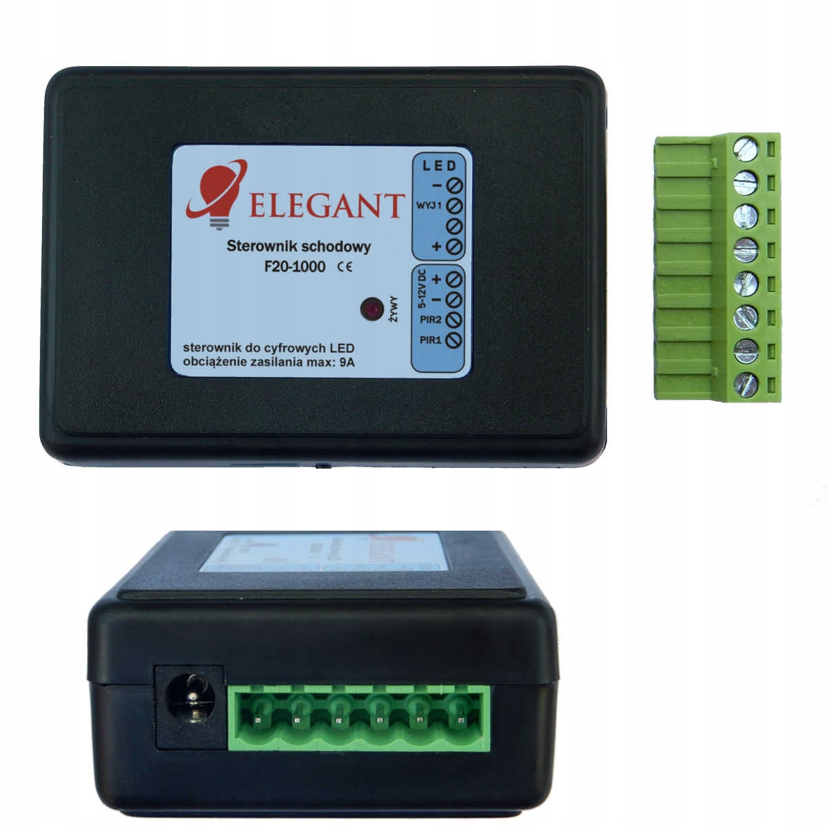 STEROWNIK F20 SCHODOWY DO TAŚM LED RGB CYFROWYCH
