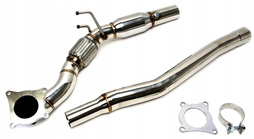 06VW011 - Водосточная труба VW GOLF VI MK6 2.0 TSI R с катализатором