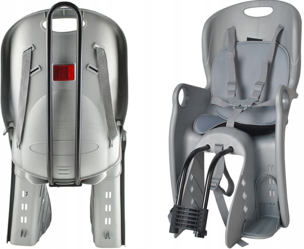 Fotel rowerowy Fotelik na rower bagażnik pasy 5pkt