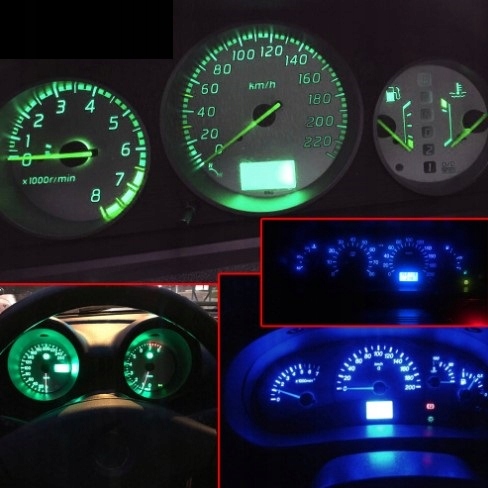 ŻARÓWKA LED T5 R5 T5W W1,2W W2,3W LICZNIK ZEGARY Numer katalogowy części FLUX