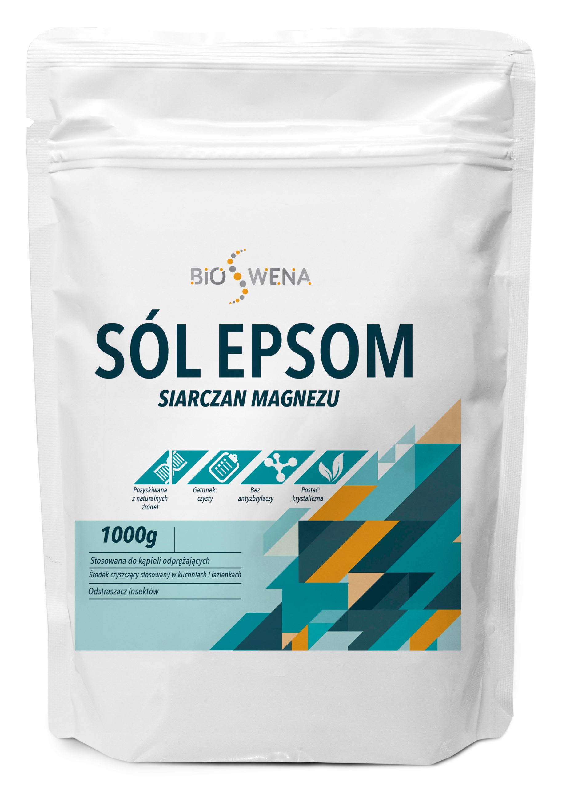 

Sól Epsom Sól Gorzka Rzymska Siarczan magnezu 1KG