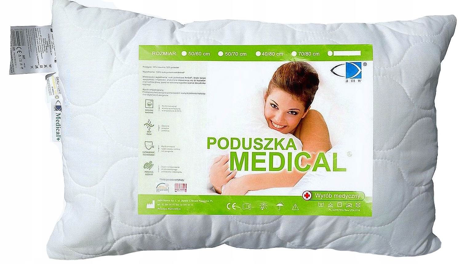 

Poduszka Antyalergiczna 40x60 Medical Dla Dzieci