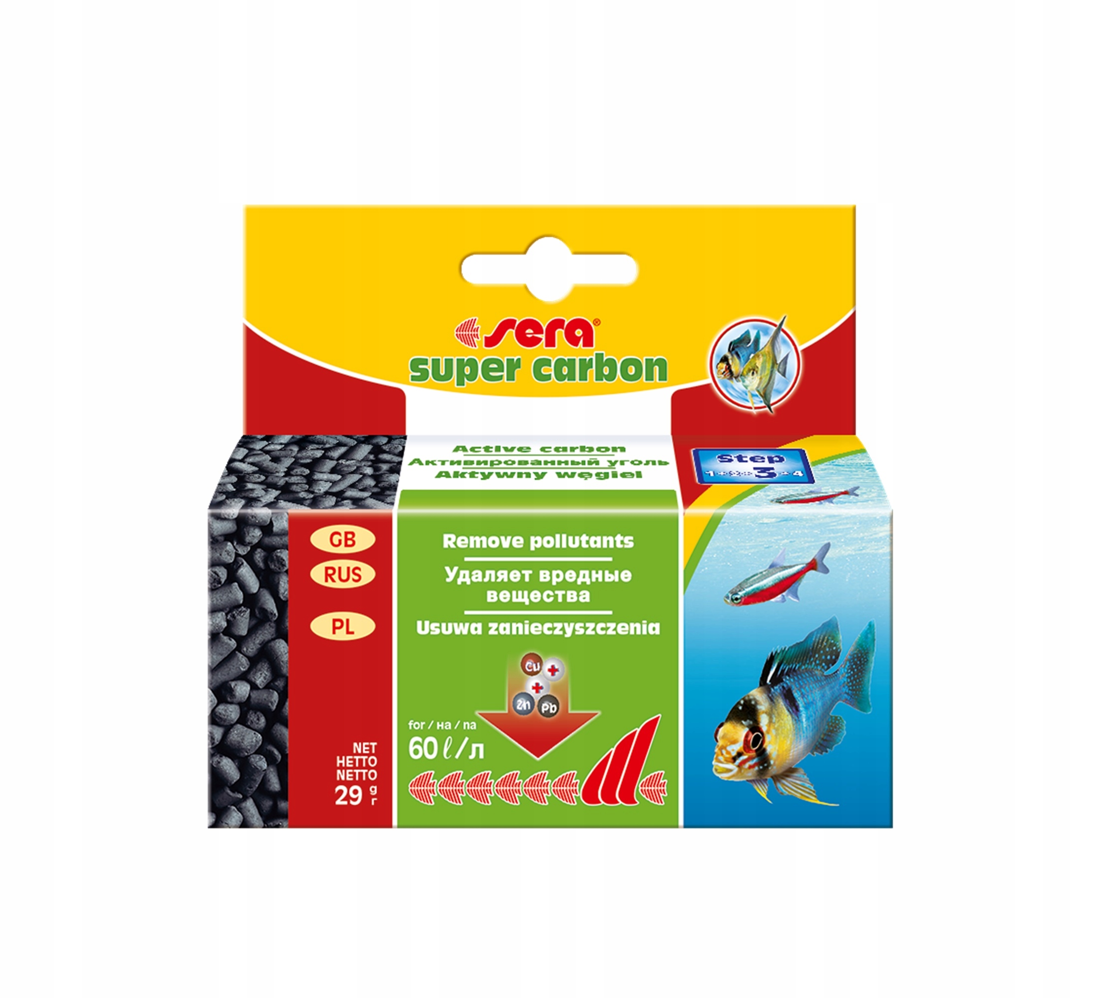 

Sera Carbon 29 g węgiel aktywny wkład