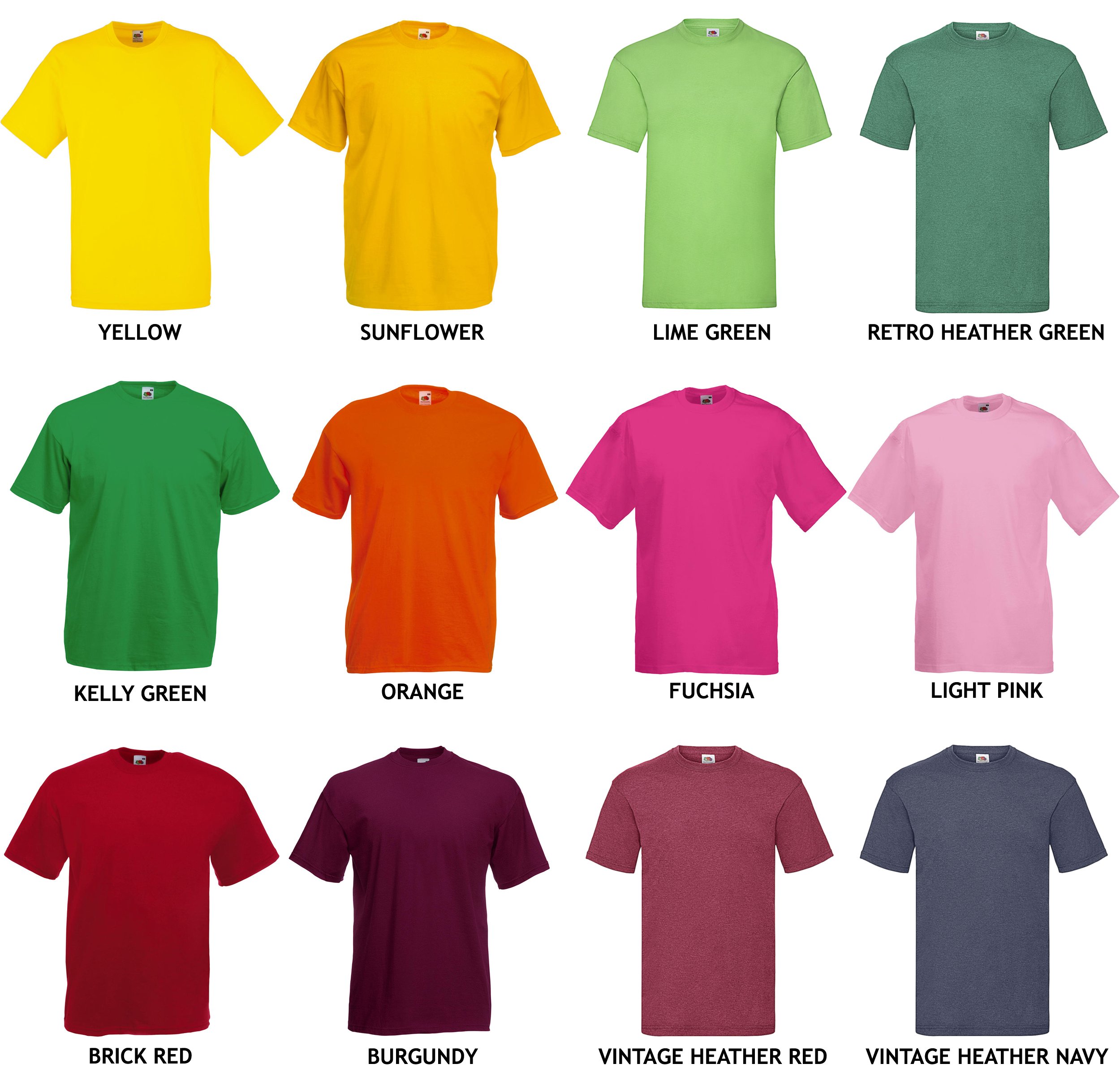 2x T-shirt Fruit + Nadruk TWOJE LOGO 1 kol. XL Liczba sztuk w ofercie 2 szt.