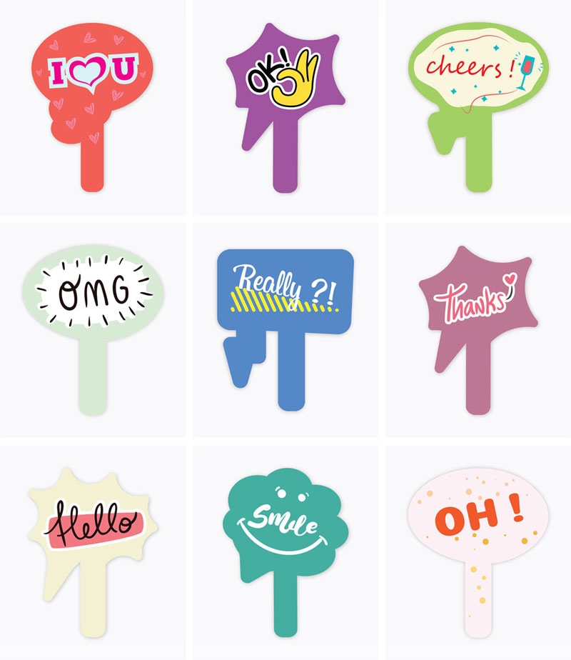 

Chmurki do zdjęć Urodziny Wieczór Panieński zestaw