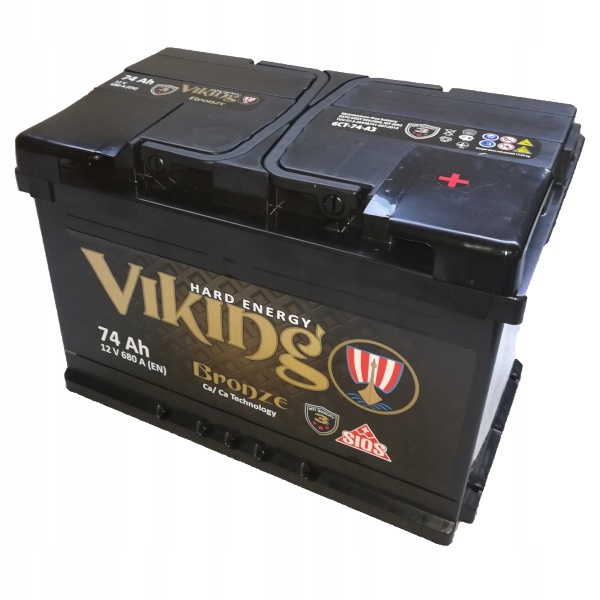 MV74 - АККУМУЛЯТОР 74AH 12V 680A VIKING
