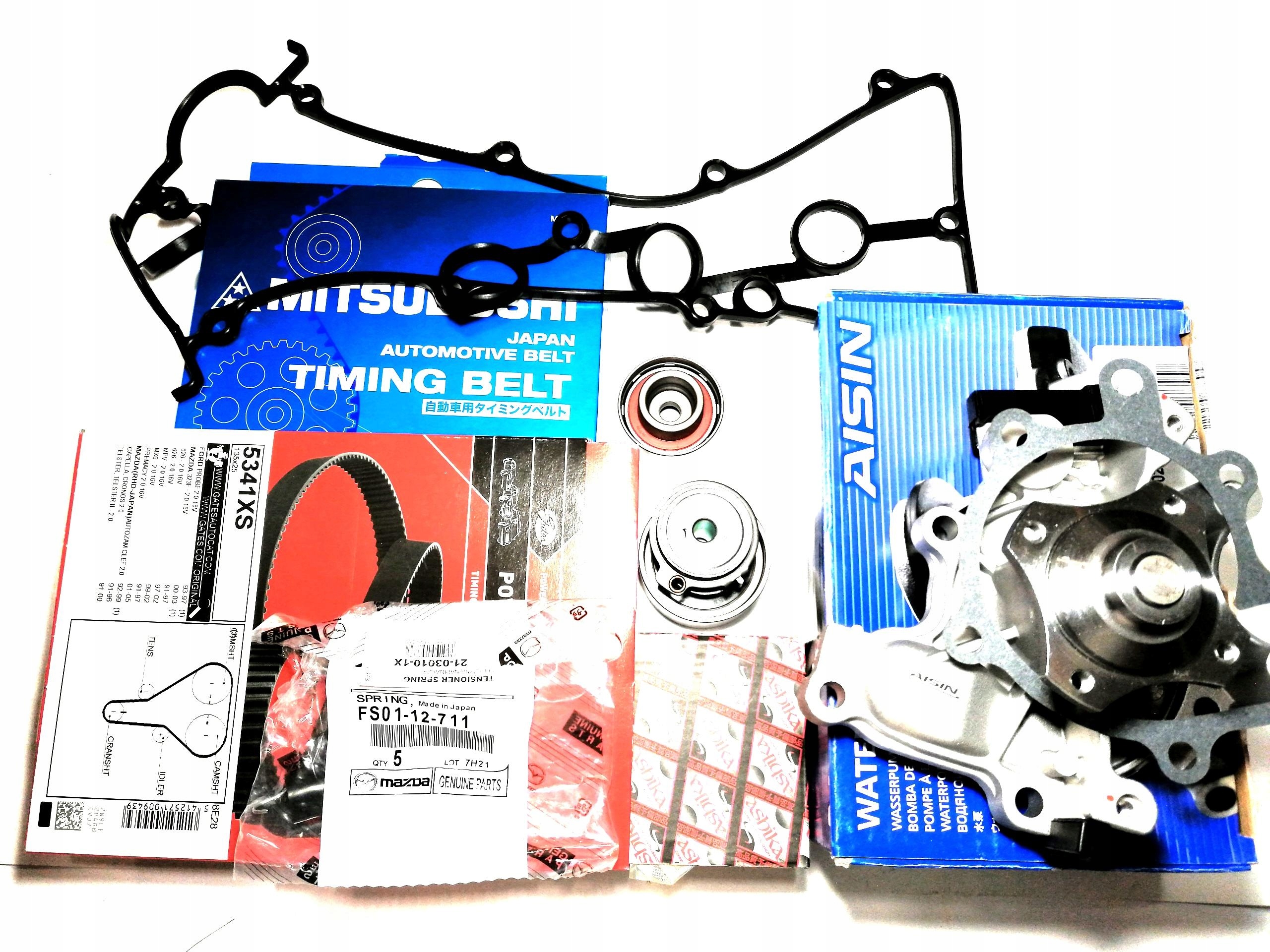 135/25 - ГАЗОРАСПРЕДЕЛЕНИЕ KPL MAZDA 2,0 16V 1991-PREMACY 626 FULL