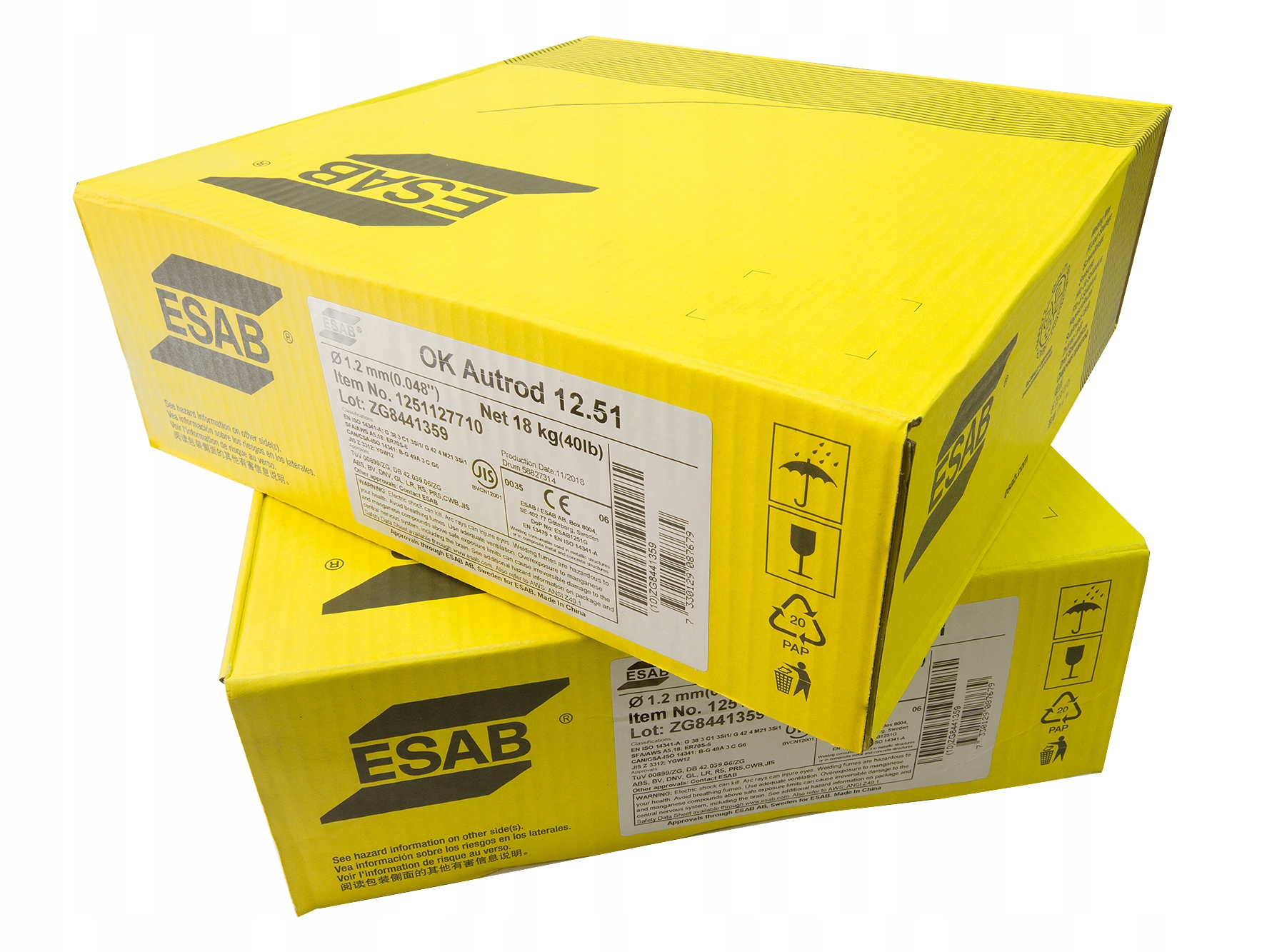 

Drut spawalniczy Esab Ok Autrod 12.51 fi 1,2 18kg