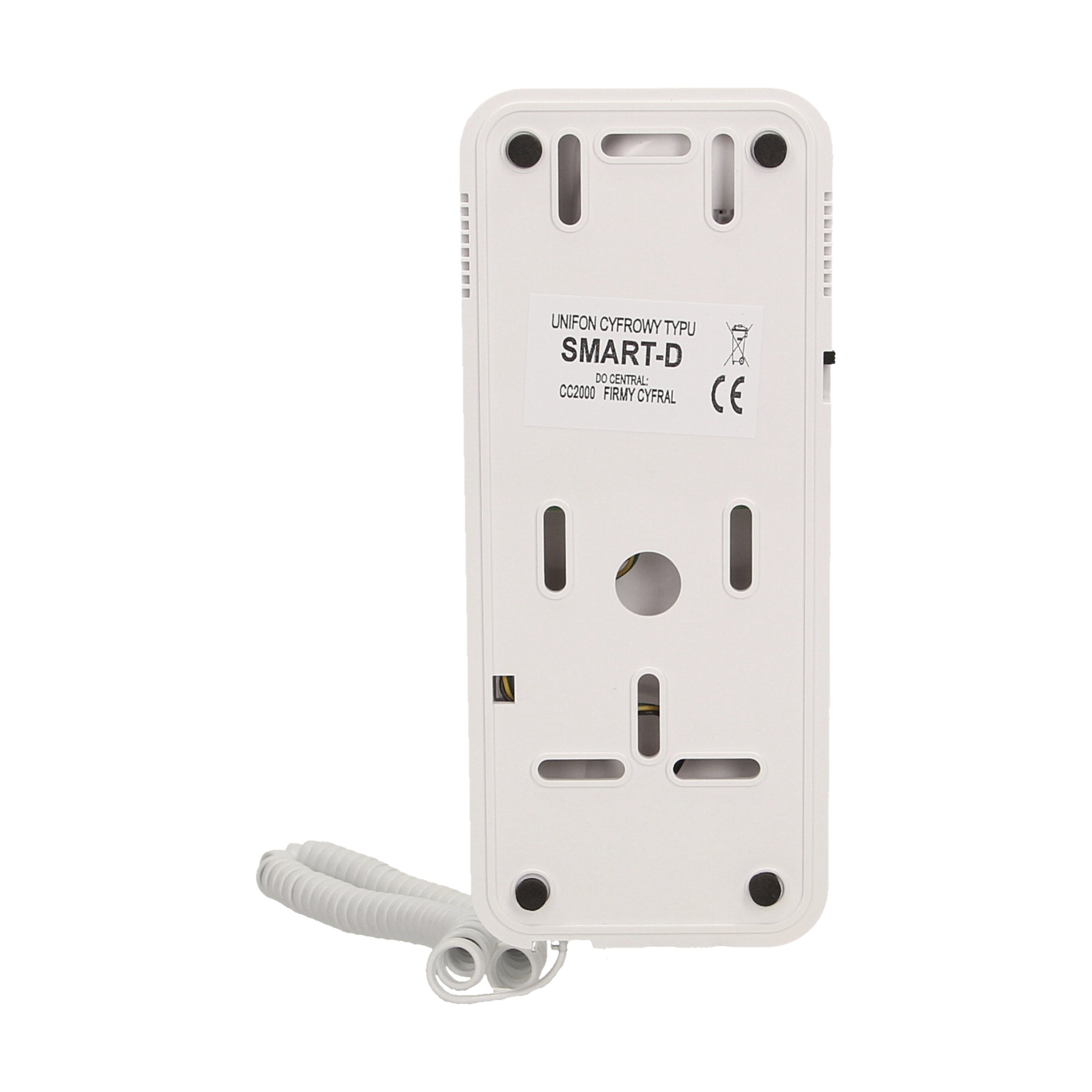 UNIFON DOMOFON 2-ŻYŁOWY CYFRAL SMART-D BIAŁY Kod producenta SMART-D BIAŁY