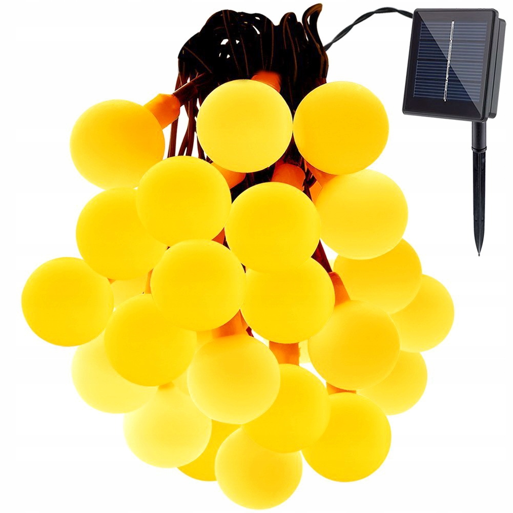 

30 Led 6.5 M Lampki Solarne Ogrodowe Żarówka Lampa