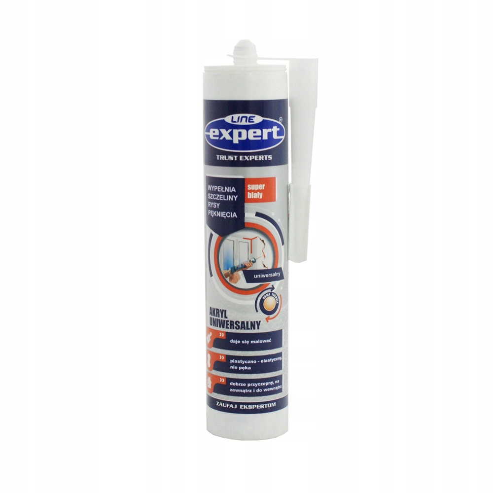 Uszczelniacz akrylowy biały 280 ml EXPERT LINE