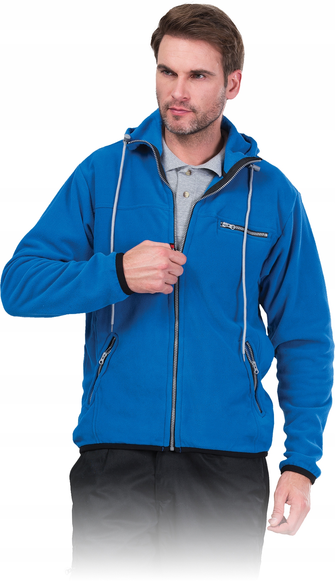 

Bluza polarowa z kapturem Polar-hood