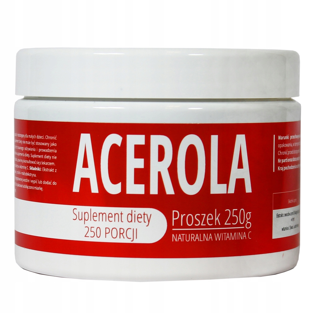 ACEROLA proszek 250g = 100% NATURALNA WITAMINA C