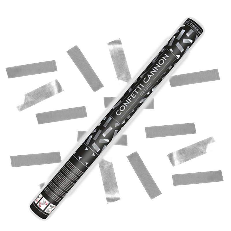 

Wystrzałowe Konfetti Metalizowane 60 CM Srebrne